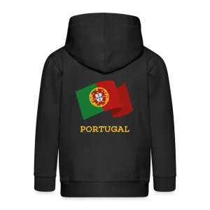 Veste à capuche Premium Enfant "Drapeau Portugal"