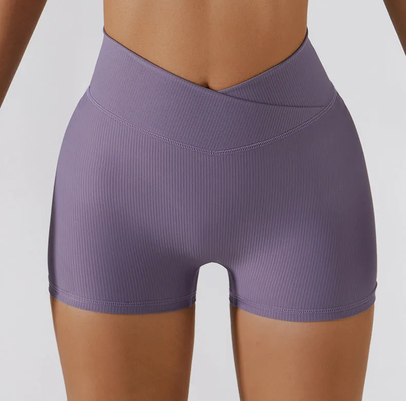 Wholesale Seamless Stretch Yoga Exercise Shorts