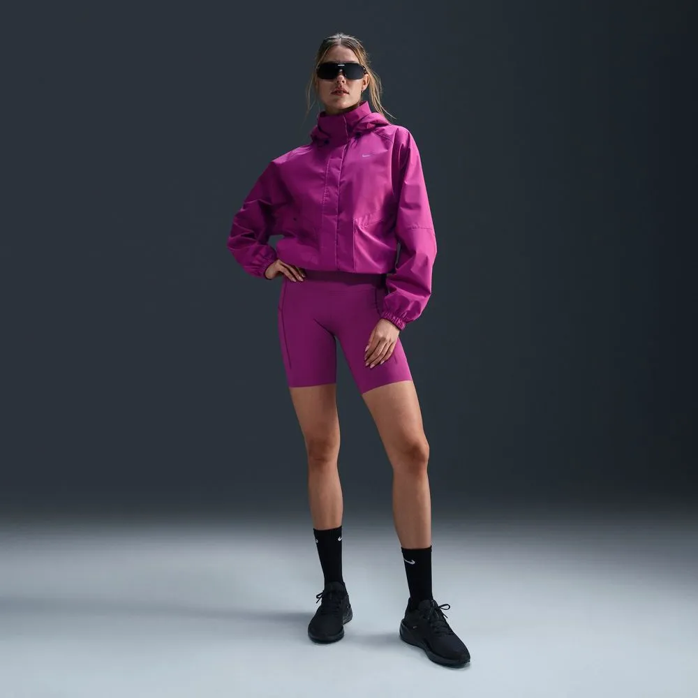 Womens Storm-FIT Swift Running Jacket - Hot Fuchsia/Black