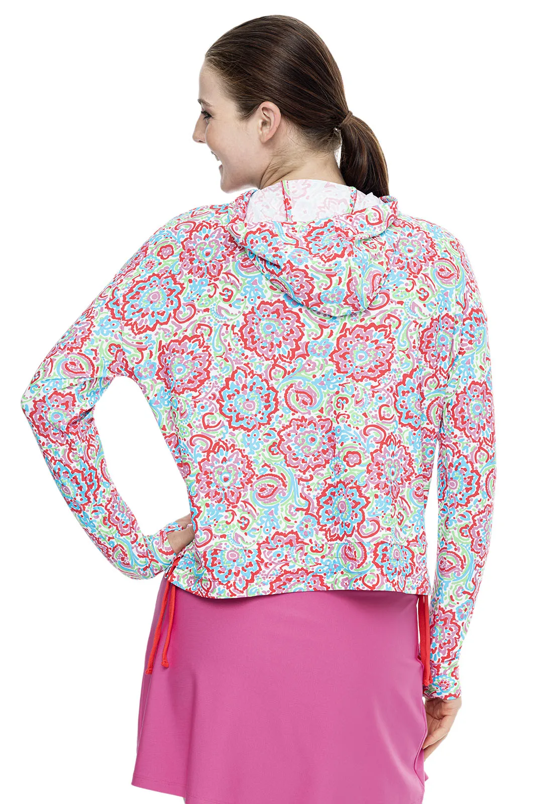 Women's Waikal Swim Hoodie | Multicolor Spring Floral