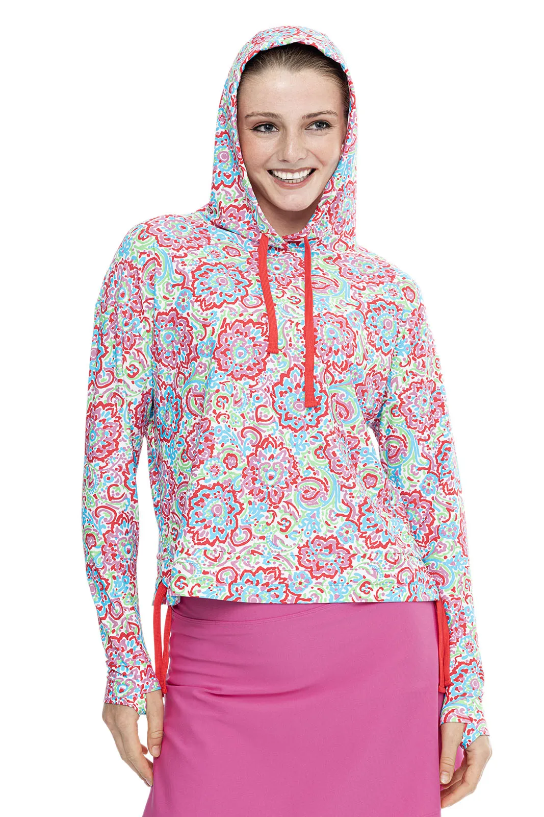 Women's Waikal Swim Hoodie | Multicolor Spring Floral