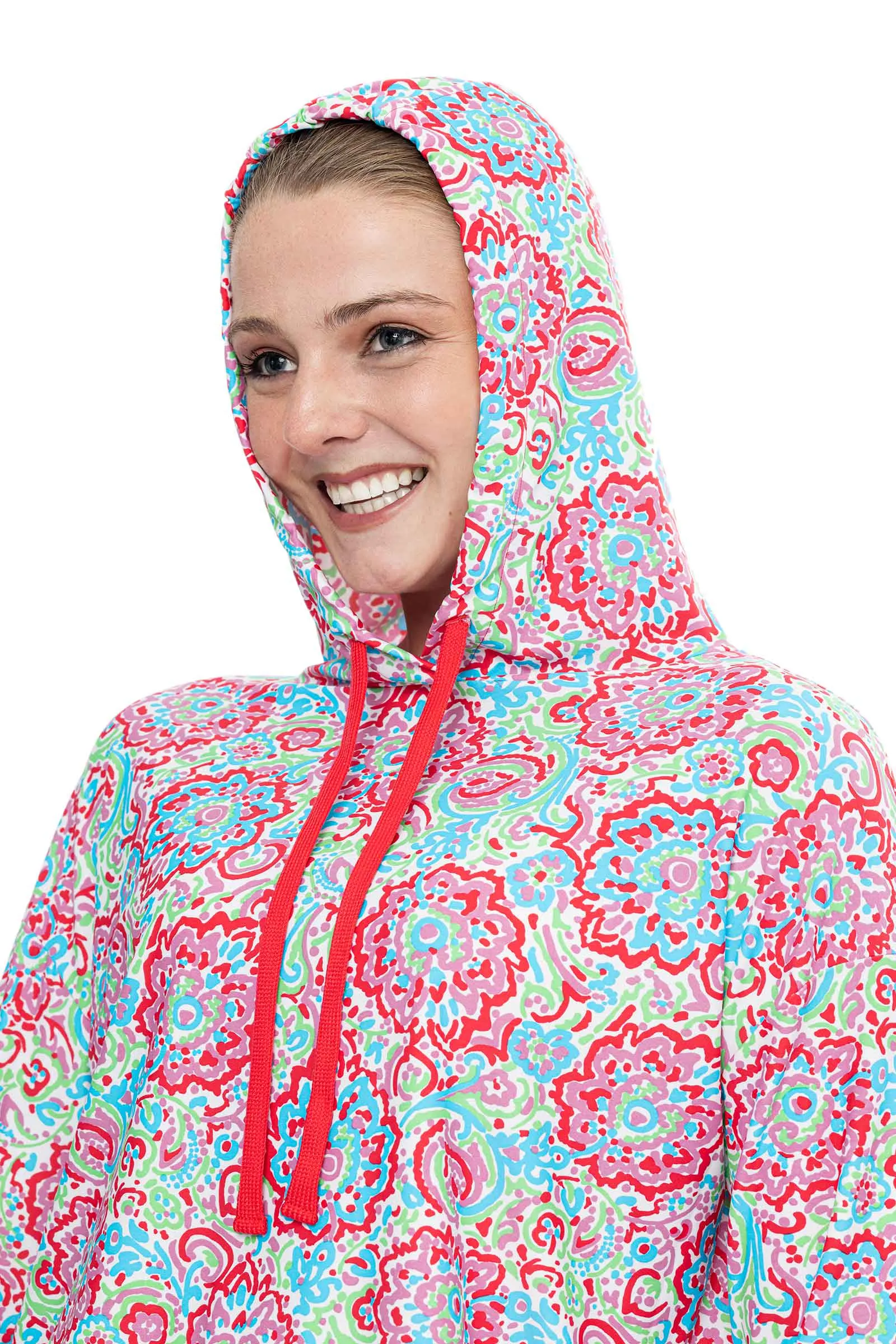 Women's Waikal Swim Hoodie | Multicolor Spring Floral