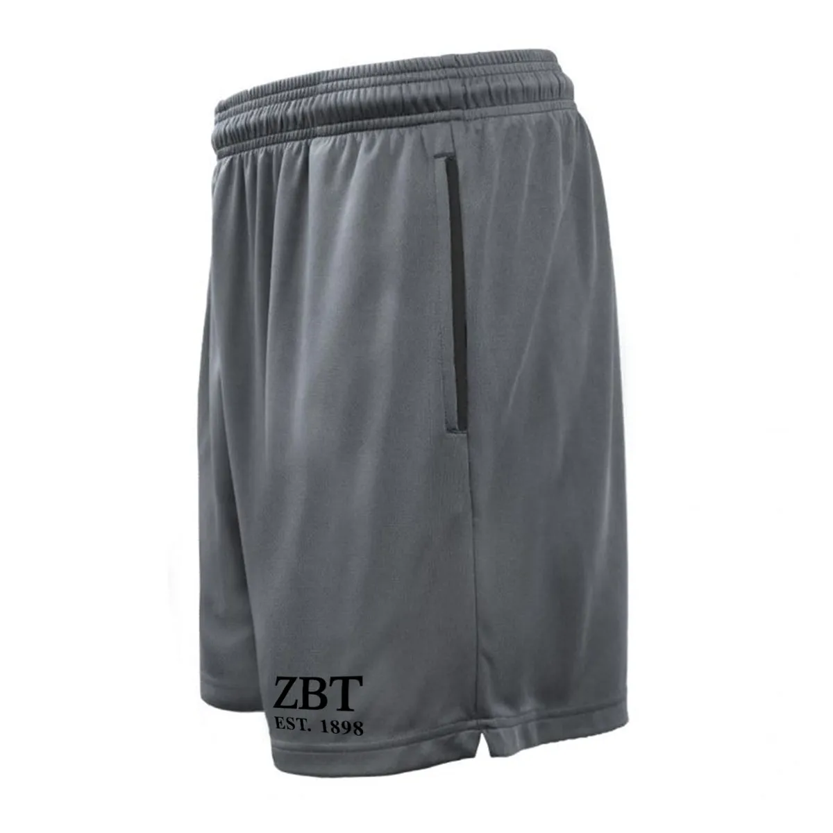 ZBT 7in Grey Pocketed Shorts